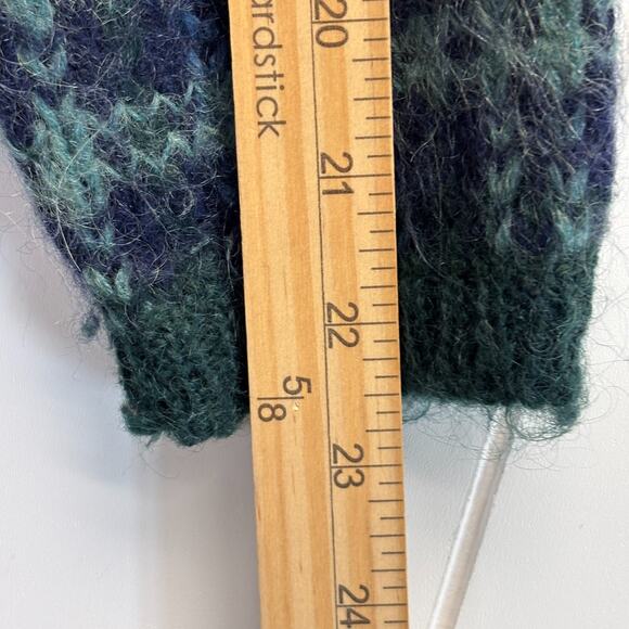 Vintage Paul Harris Design Womens Academia Plaid Mohair Blend Sweater Size S - Picture 7 of 7